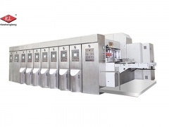 tự động các tông sóng carton 2 máy in flexo