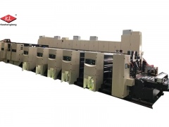 Máy in tự động 4 màu và máy cắt bế