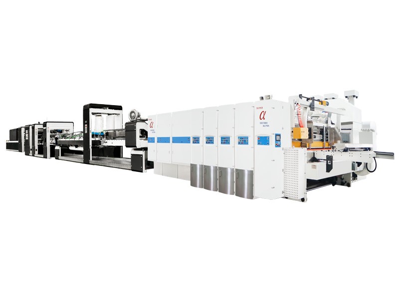 Máy dán và khâu Inline Folder với máy Shinko