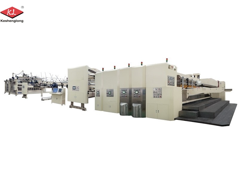 Máy in Flexo Máy gấp và dán Inline