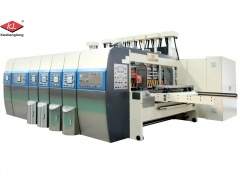 Máy in Flexo chuyển chân không, máy cắt rãnh