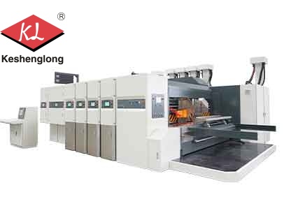 Máy in Flexo chuyển chân không, máy cắt rãnh
