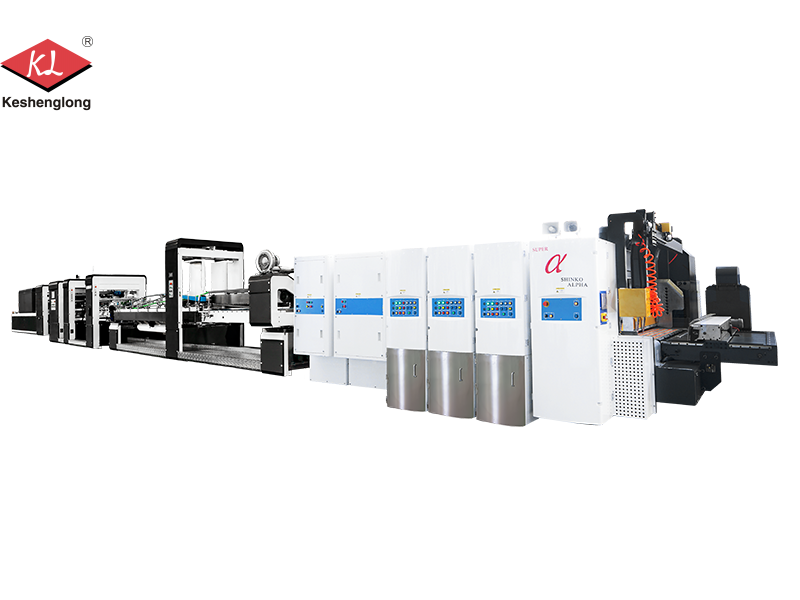 Máy dán và khâu Inline Folder với máy Shinko