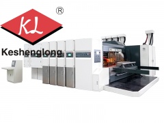 Máy in Flexo chuyển chân không, máy cắt rãnh