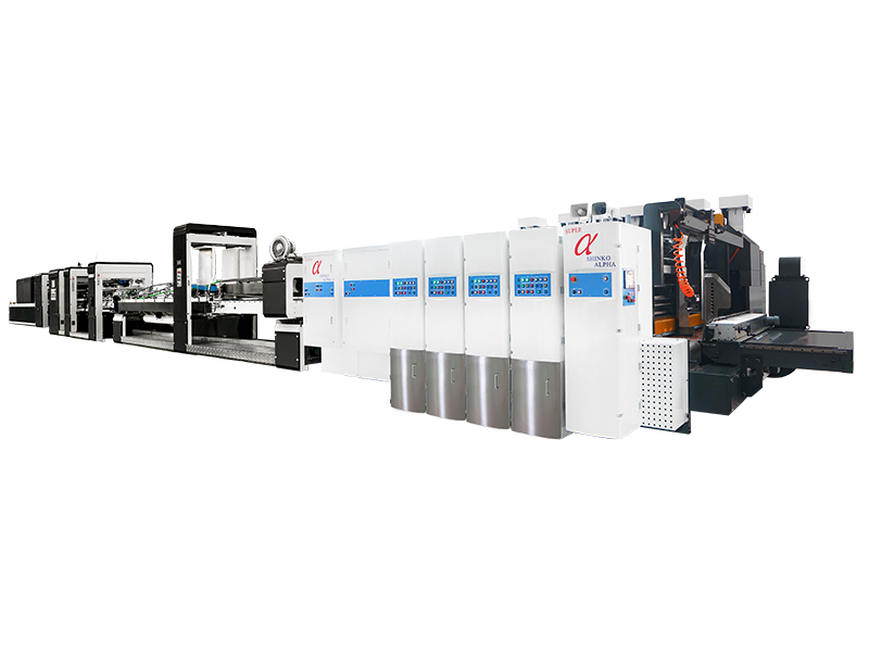 Máy dán và khâu Inline Folder với máy Shinko