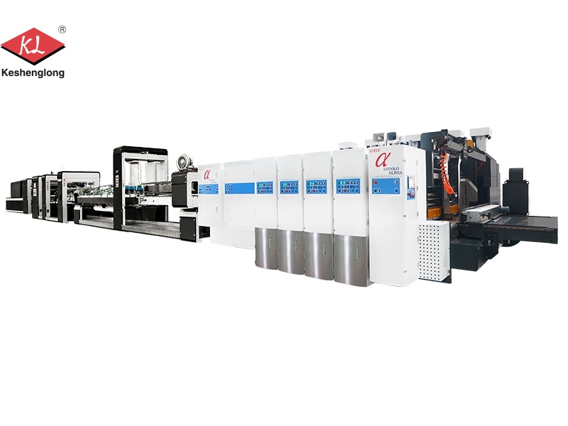Máy dán và khâu Inline Folder với máy Shinko
